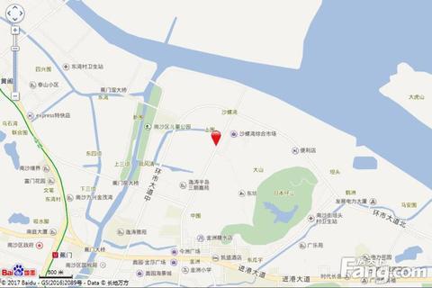 越秀·滨海新城位置交通图